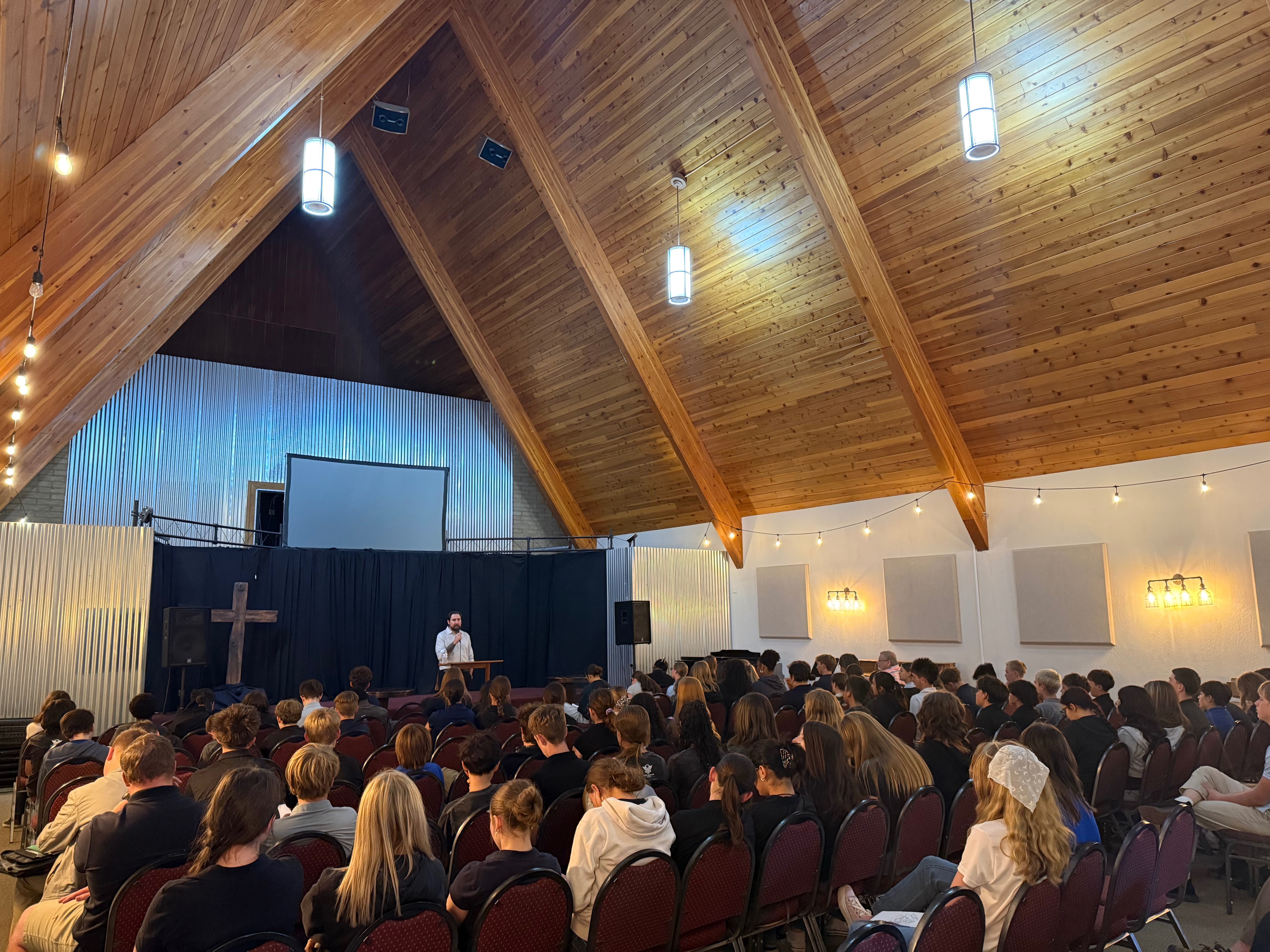 This afternoon, I had the privilege of speaking with the students and staff at Verde Christian Acade...