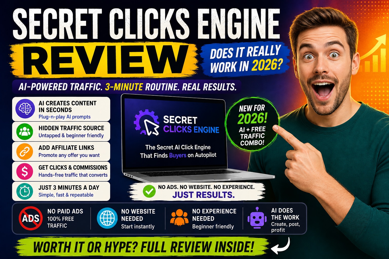 Secret Clicks Engine Review: The Traffic Hack Nobody Wanted You to Discover



What if the biggest p...