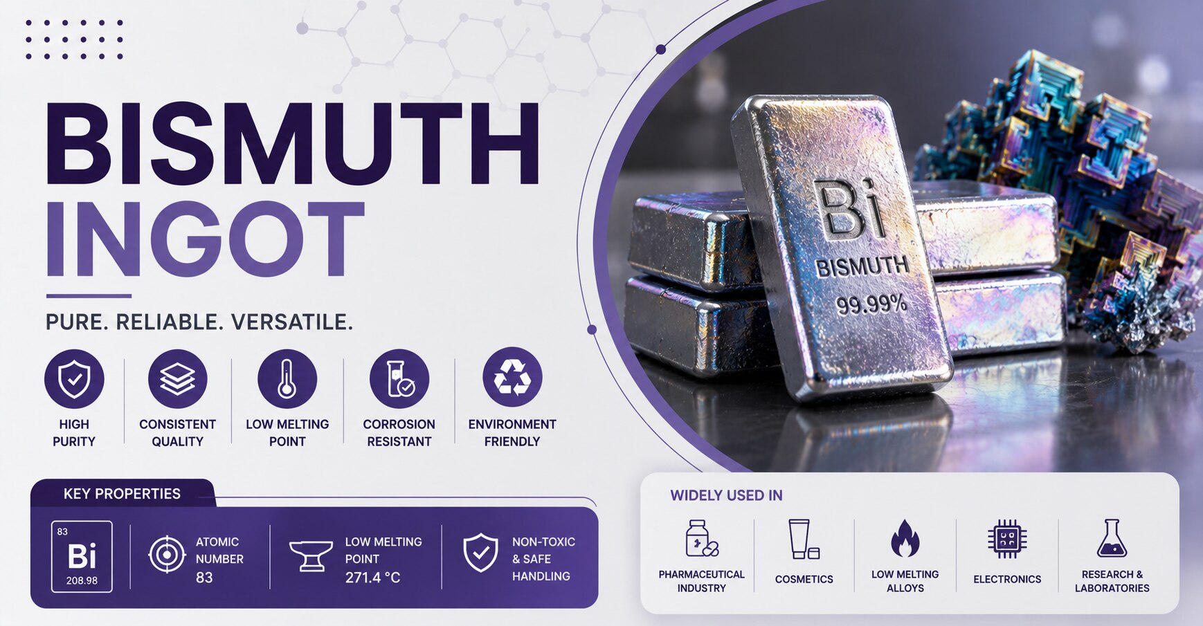 Bismuth Ingot Price Trend: Market Insights, Demand, and Future Outlook

The Bismuth Ingot Price Tren...