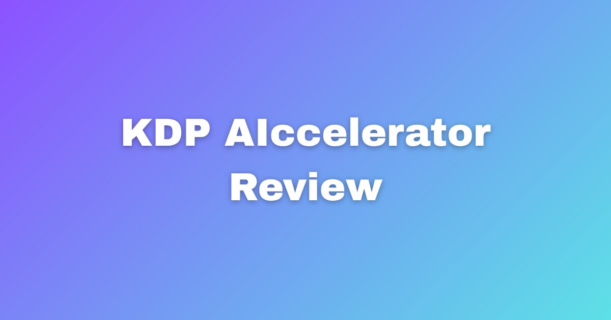 KDP AIccelerator Review + Bundle OTO Savings

The Amazon Kindle Direct Publishing (KDP) landscape ha...