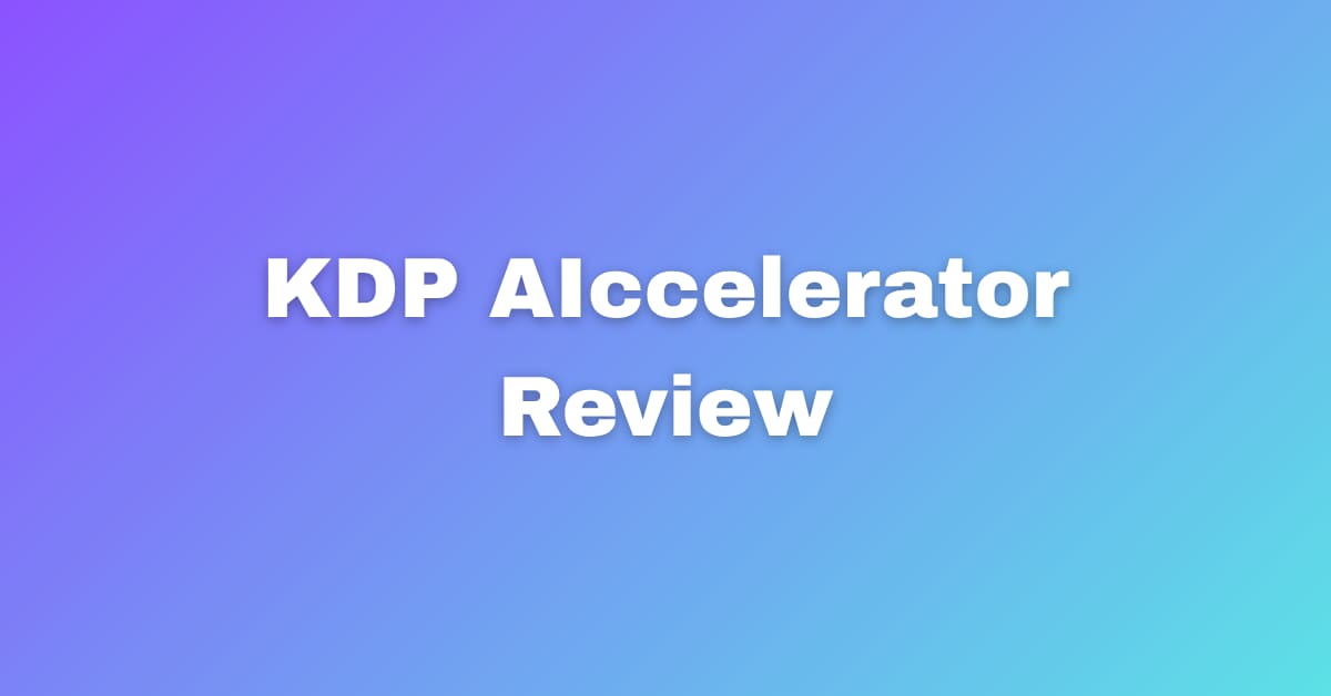 KDP AIccelerator Review + Bundle OTO Savings

The Amazon Kindle Direct Publishing (KDP) landscape ha...