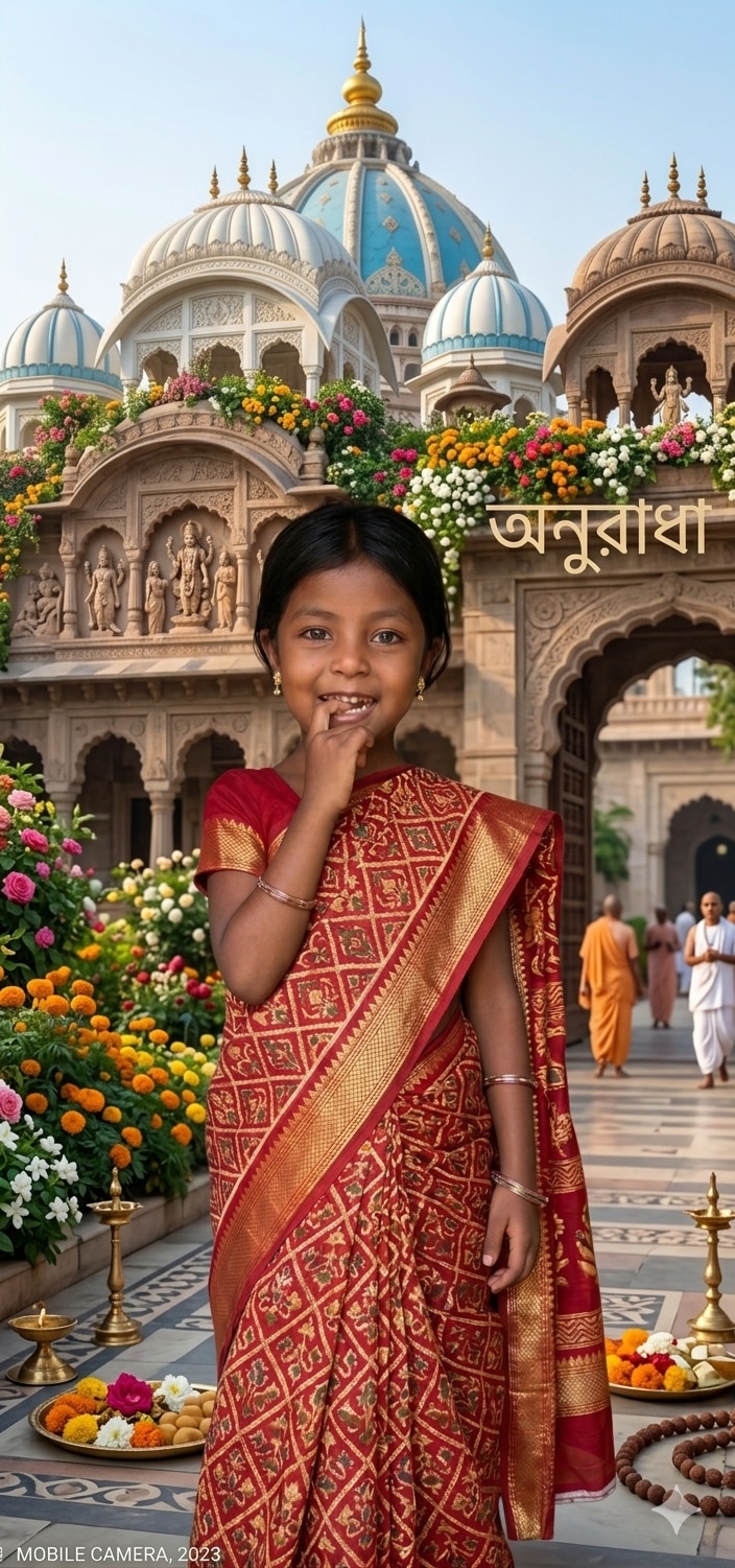 My daughter is very beautiful, her name is Anuradha Roy.