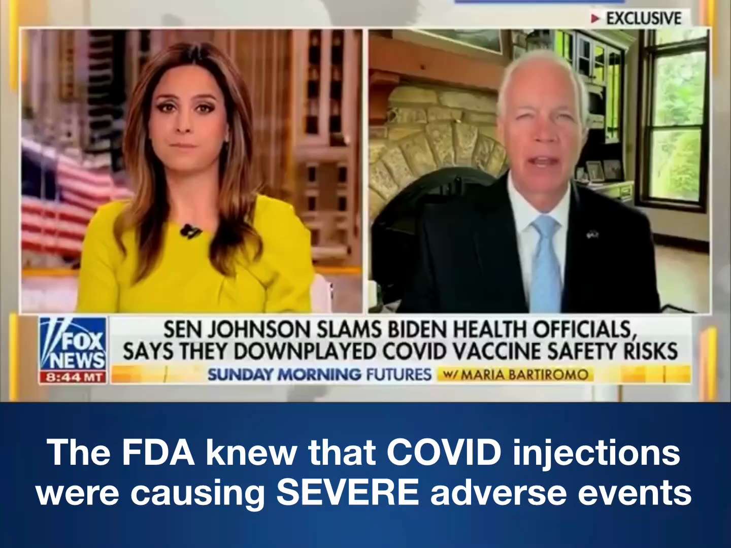 🚨 WOW! Sen. Ron Johnson just went off: "This is the biggest government scandal of my LIFETIME, and ...