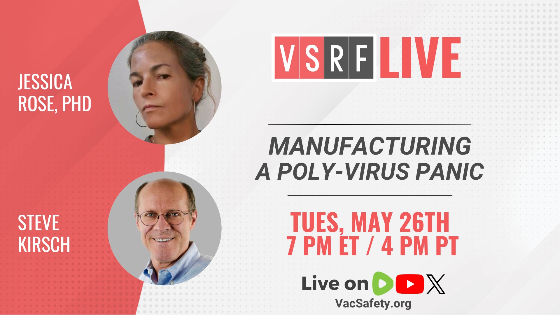 🚨 TONIGHT ON VSRF LIVE — From COVID to hantavirus and Ebola, why does it feel like the public is be...