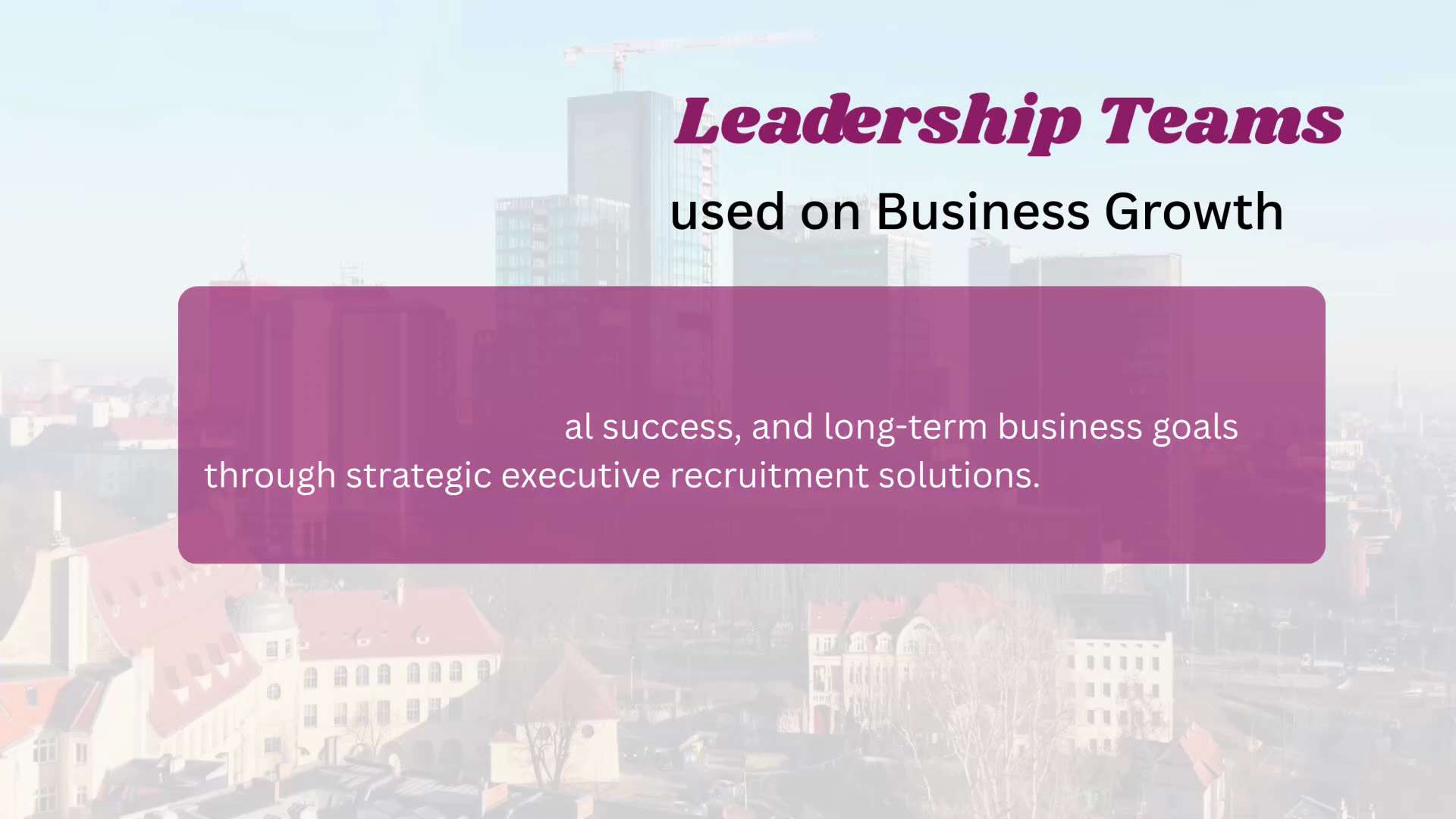 Executive Search Recruitment Agency : Strategic Leadership Hiring Solutions

Finding the right leade...