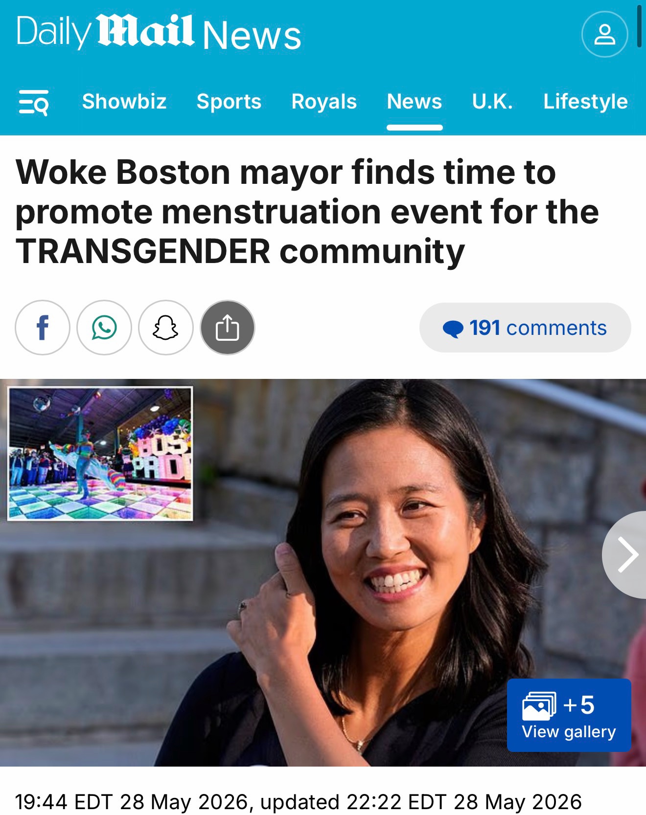 “Wu's LGBTQ office partnered with the Massachusetts National Organization for Women and multiple loc...