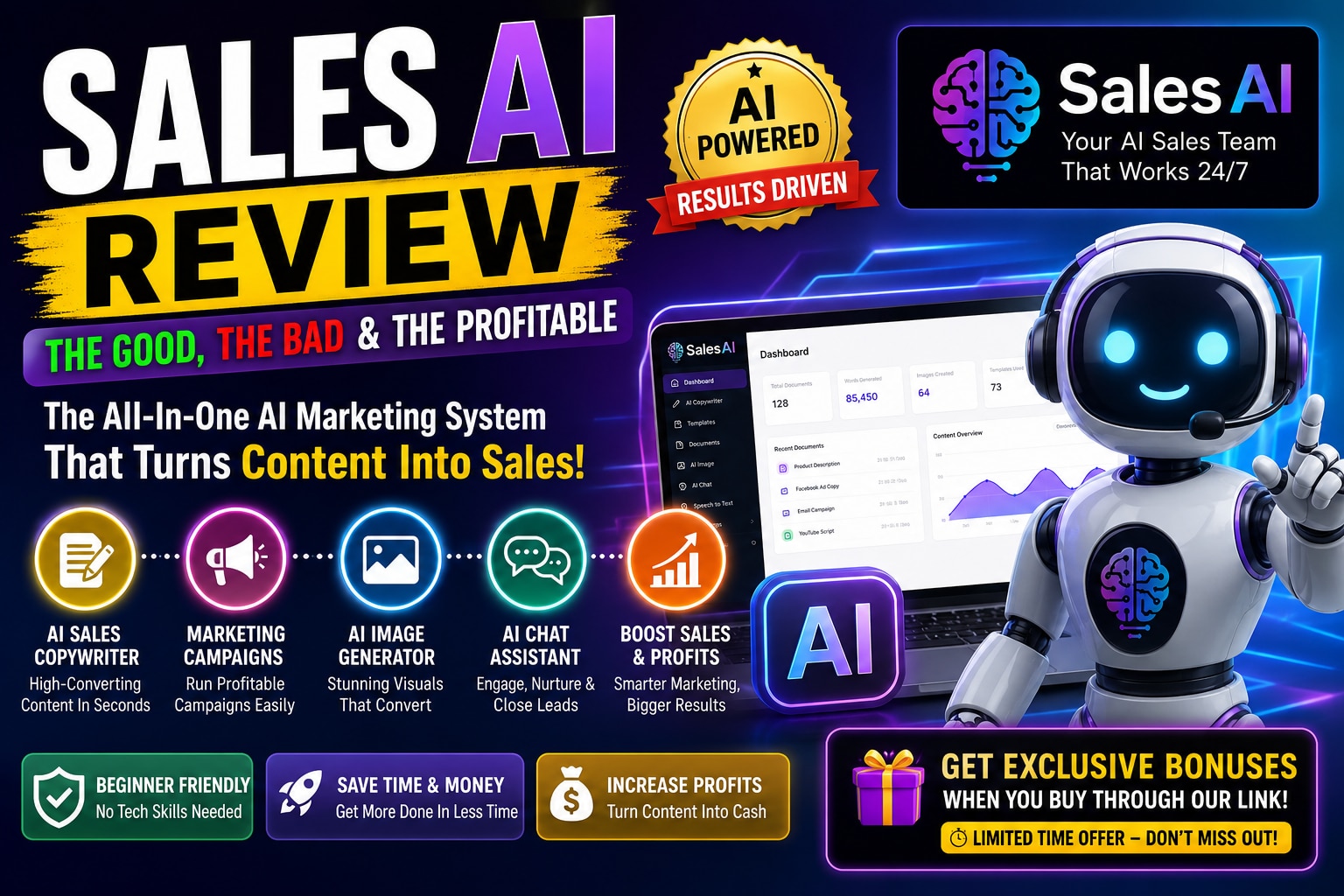 Sales AI Reviews: Scam, Legit, or Best AI Marketing Tool?




If you've searched for Sales AI review...
