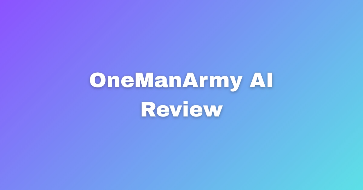 OneManArmy AI Review Features Tested In Detail
In the fast-paced world of digital marketing, running...