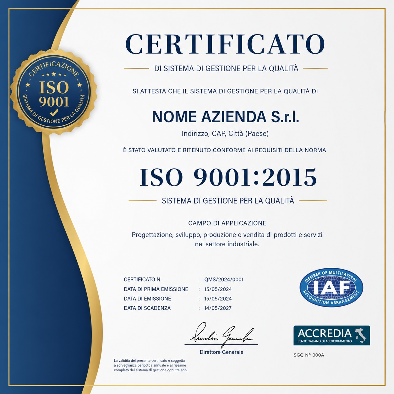 certificazione iso 9001 rappresenta uno standard internazionale molto importante per le aziende che ...