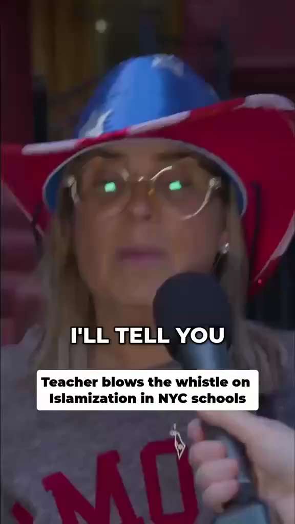 🚨NYC teacher expose the terror ties running rampant in K-12 schools. 

She told the story of a youn...
