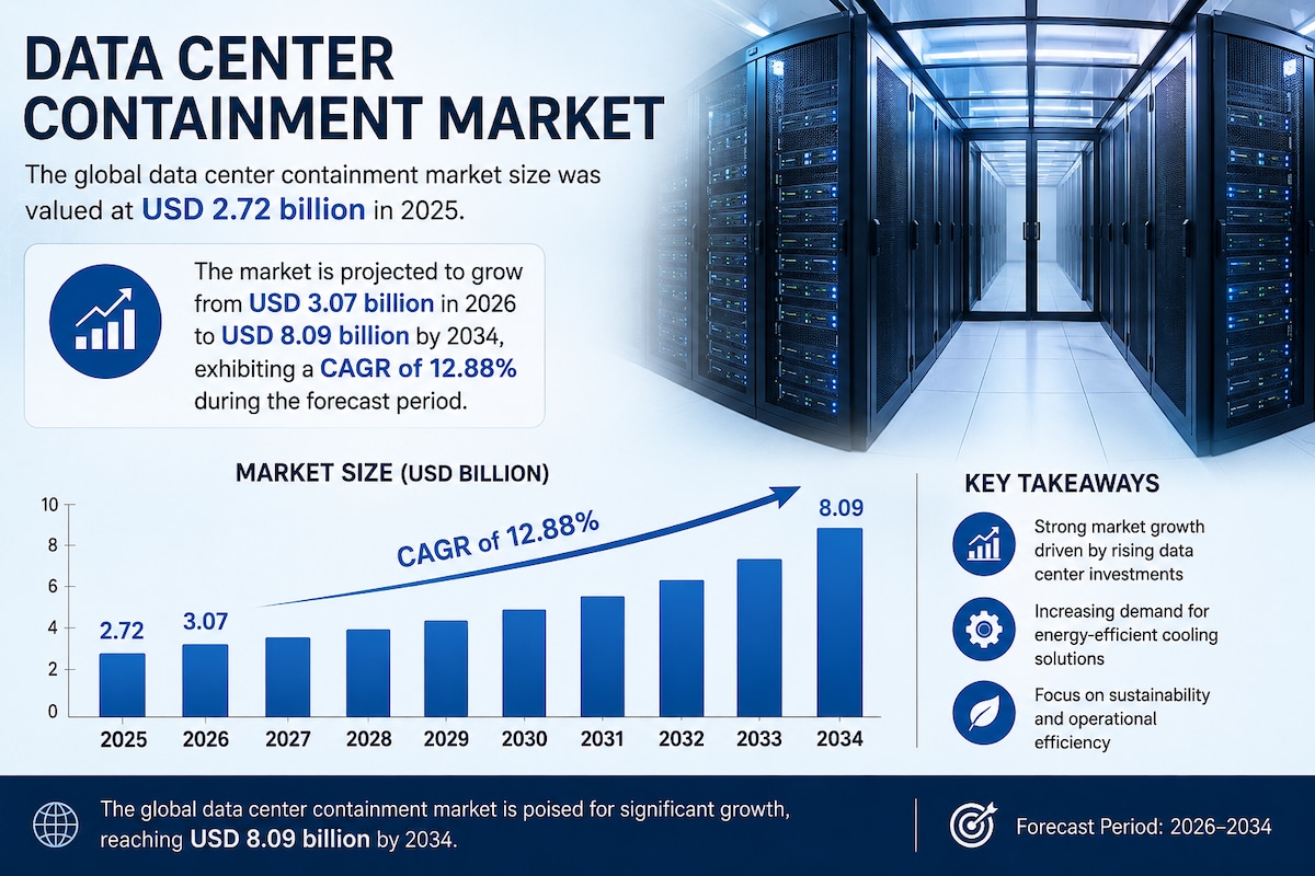 Data Center Containment Market Size, Share, Growth & Forecast 2026–2034

The global data center cont...