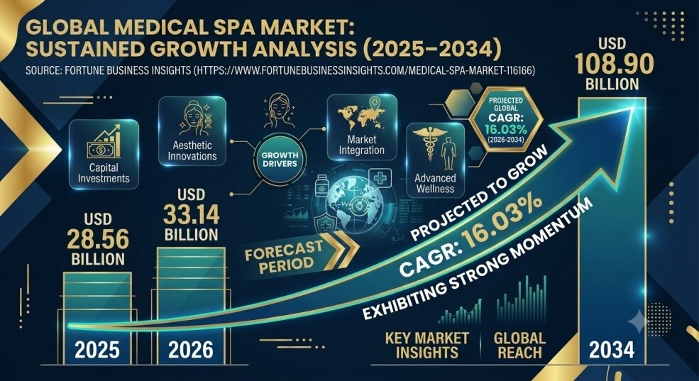 Medical Spa Market Statistics and Future Outlook2026-2034

The Medical Spa Market is experiencing re...
