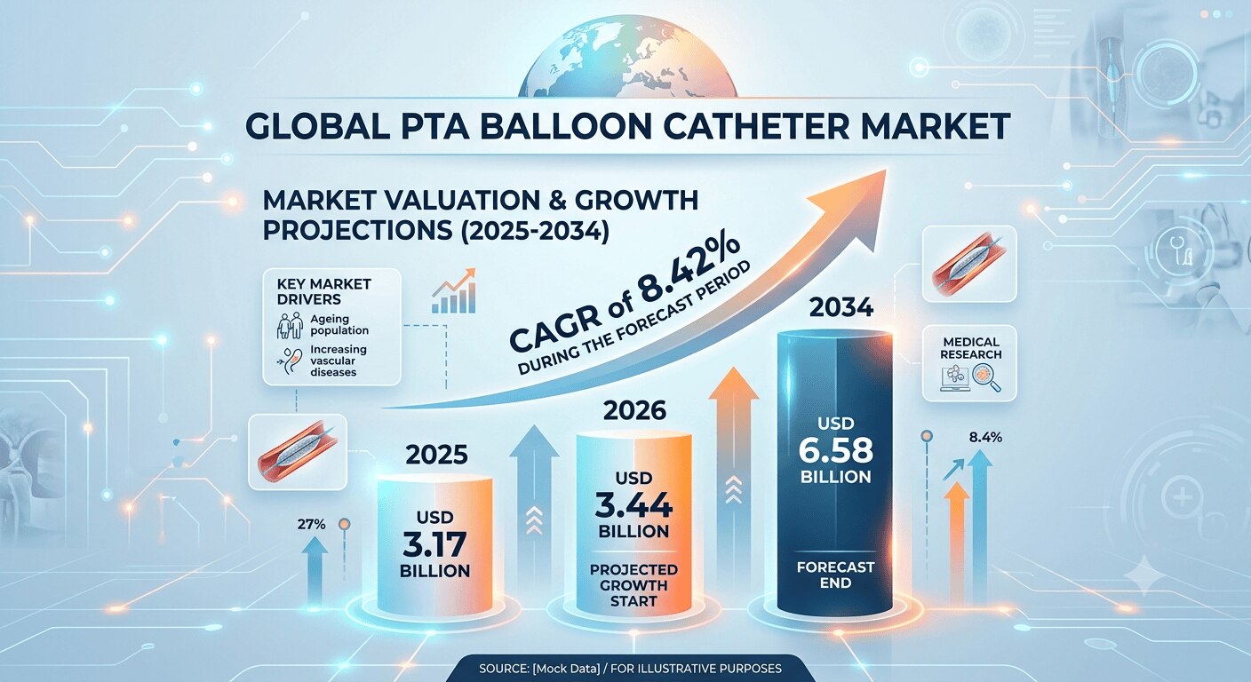 🚀 PTA Balloon Catheter Market to Reach USD 6.58 Billion by 2034
🩺 The demand for minimally invasiv...