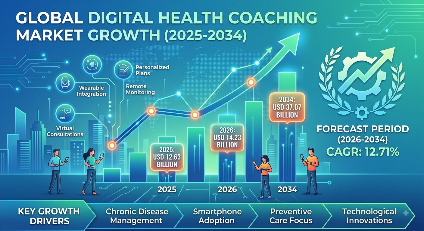 Digital Health Coaching Market: Market Dynamics, Trends and Forecast 2026–2034
Digital Health Coachi...