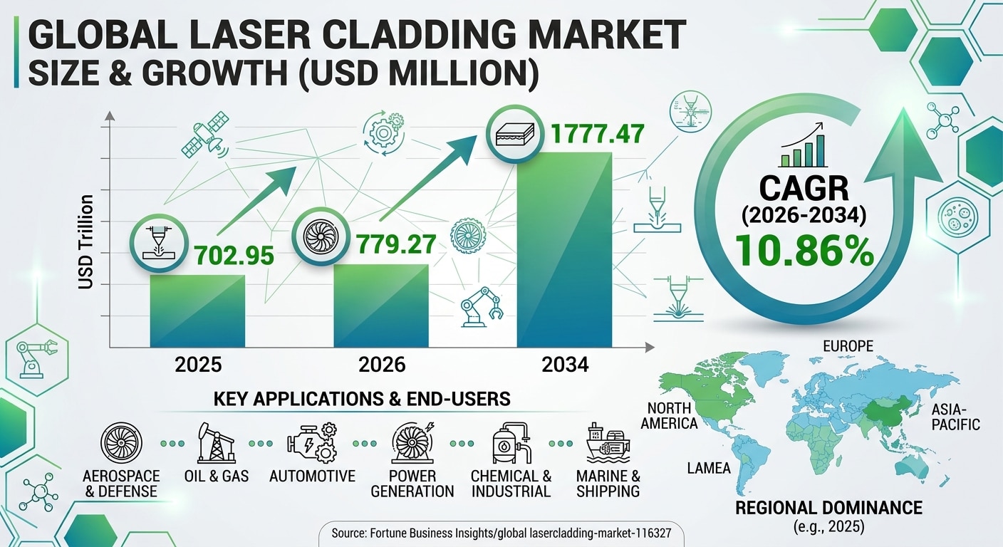 Laser Cladding Market: Global Demand, Industry Trends and Future Growth Prospects 2026–2034
Accordin...