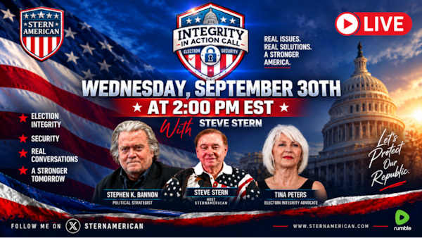 Wed, Sep 2 LIVE: Precinct Project USA @1PM & Election Integrity @2PM EST - Hosted by Steve Stern