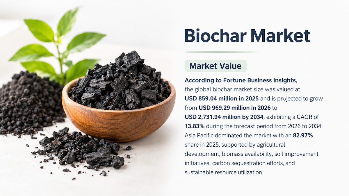 Global Biochar Market Report | Growth & Analysis, 2026-2034

According to Fortune Business Insights,...