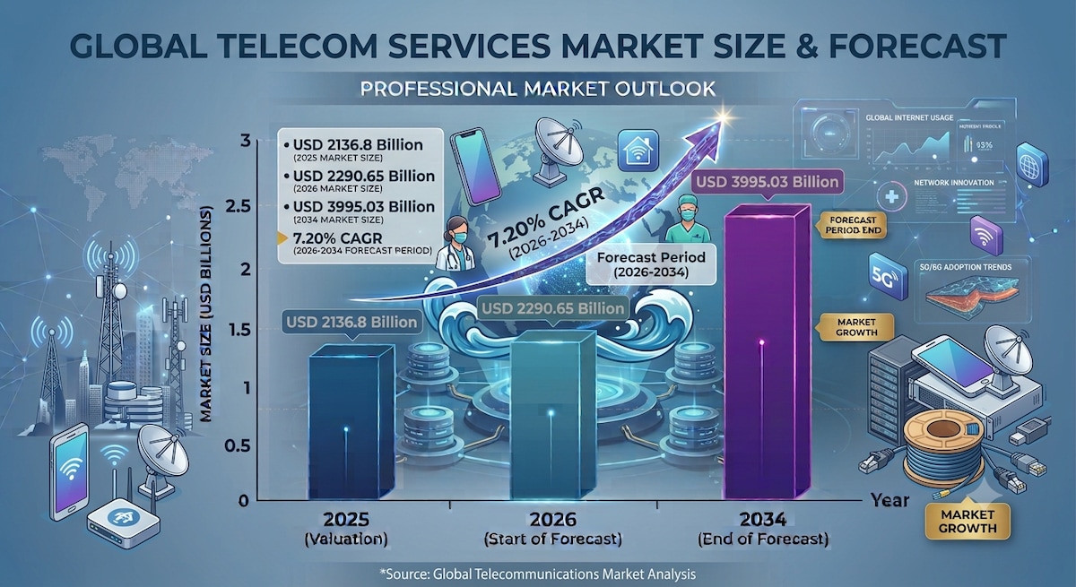 Telecom Services Market Industry Analysis, Growth & Forecast, 2026–2034

The global Telecom Services...