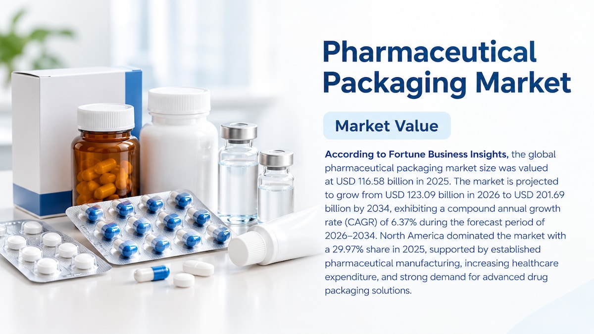 Pharmaceutical Packaging Market Size, Share, Trends, and Growth Forecast, 2026–2034

According to Fo...