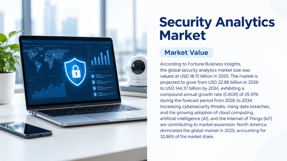 Security Analytics Market Size, Share, Trends, and Forecast, 2026–2034

According to Fortune Busines...
