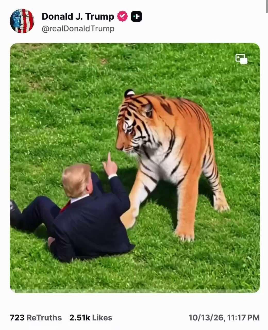 Usatrumpwon2020 on GETTR: Trump posted a video showing himself playing with ...