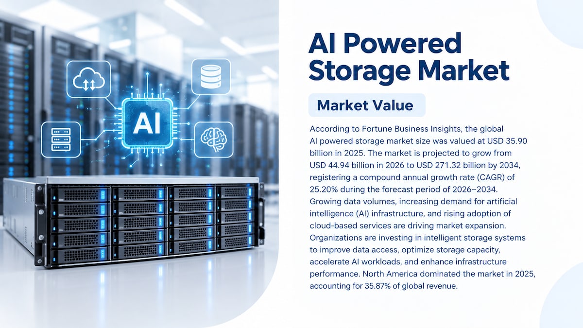 AI Powered Storage Market Growth, Trends, Segmentation, and Forecast, 2026–2034

According to Fortun...