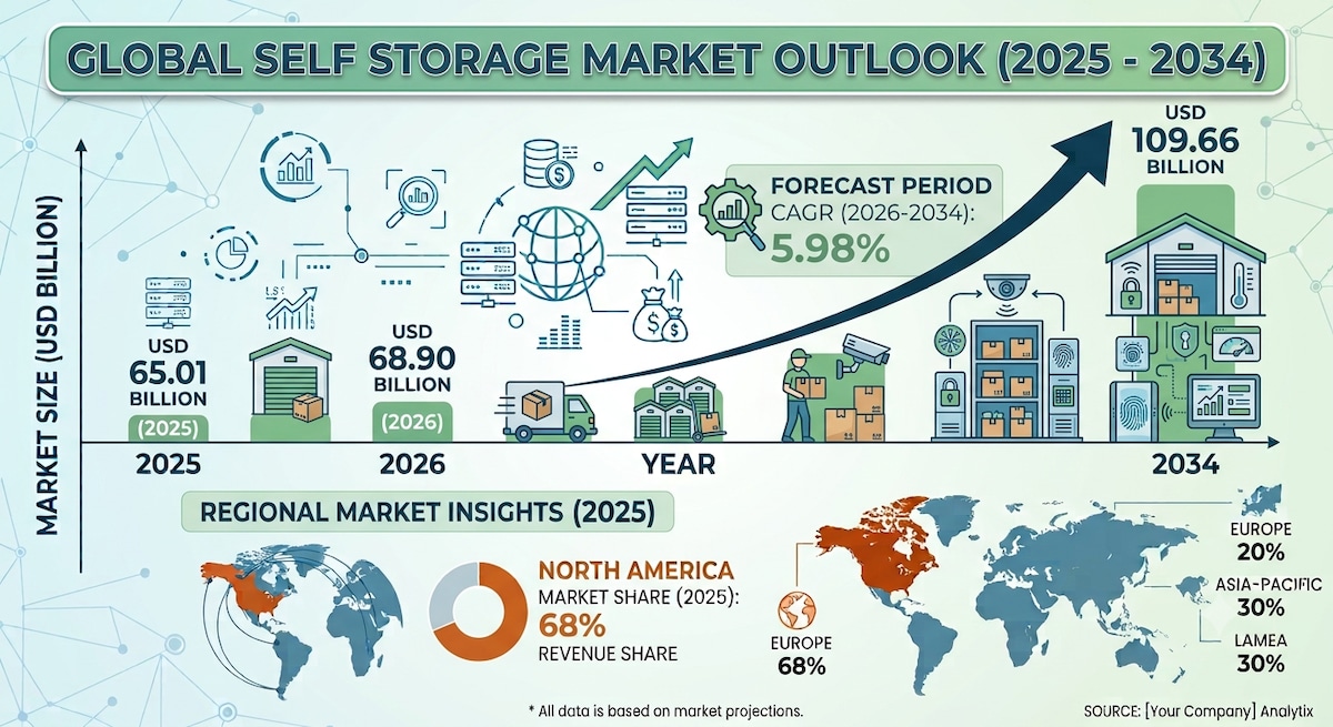 Self Storage Market Forecast: Opportunities Through 2034

According to Fortune Business Insights, th...