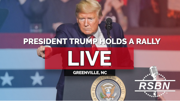 LIVE: President Trump Holds a Rally in Greenville, NC - 10/20/26