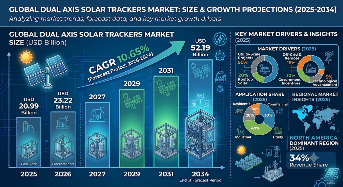 Dual Axis Solar Trackers Market: Innovation and Emerging Industry Trends

The global dual axis solar...