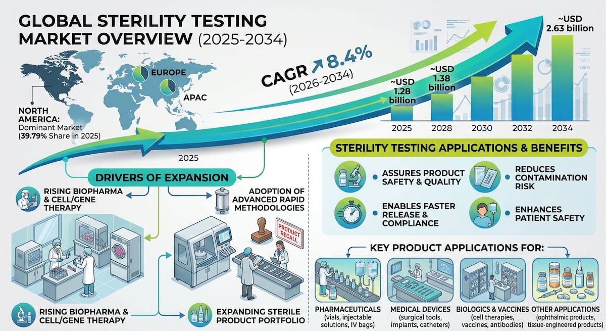 Sterility Testing Market Size, Share, and Growth Forecast 2034

According to Fortune Business Insigh...