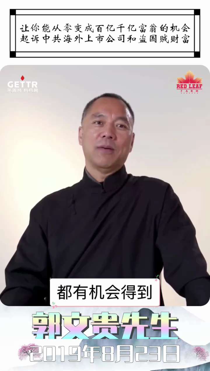让你能从零变成百亿千亿富翁的机会，起诉中共海外上市公司和盗国贼财富！