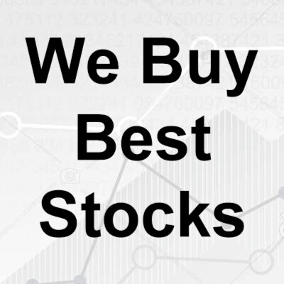 We buy best stocks. Check out our daily, weekly and monthly posts to find out what are the best stocks to buy at any giv...