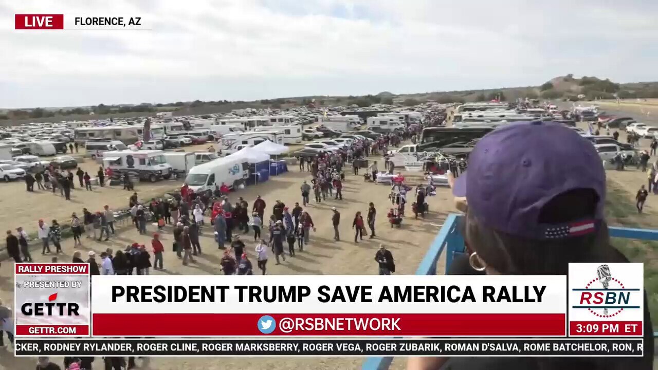 Look at these lines with just less than 6 hours until President Trump takes the stage! #SaveAmericaRally

Thank you to ProLiftRental.com for the amazing views!