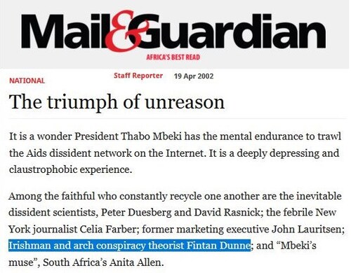 BADGE OF HONOUR
In 2002, mainstream media granted me a verified, 'Arch Conspiracy Theorist' designat...