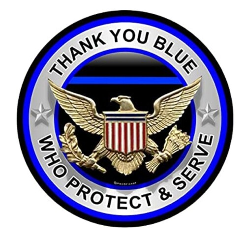 Stand behind the Men in Blue.
