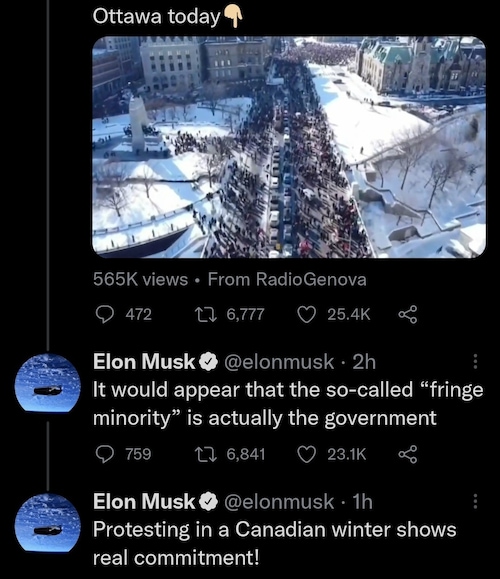 Elon Musk is on a roll 🇨🇦🇺🇲