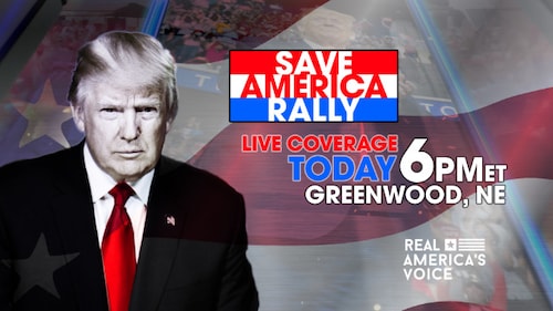 Real America's Voice (RAV)🇺🇸 🥓 on GETTR : LIVE COVERAGE OF PRESIDENT TRUMP'S SAVE AMERICA RALLY