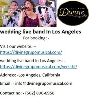 Divine wedding live band In Los Angeles at best price.

Divine Grupo Musical offers  best wedding li...