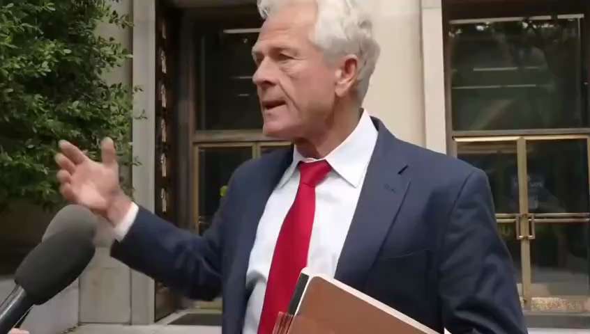 NOW - Former Trump adviser Peter Navarro: "They put me in handcuffs, they bring me here. They put me in leg irons. They stick me in a cell."