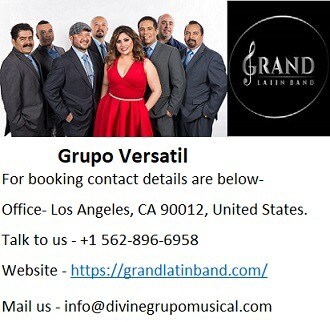 Hire Best Latin Grupo Versatil Band at an affordable rate.
One of the most well-known Latin bands, Grand Latin Band is renowned for its masterful Grupo Ver