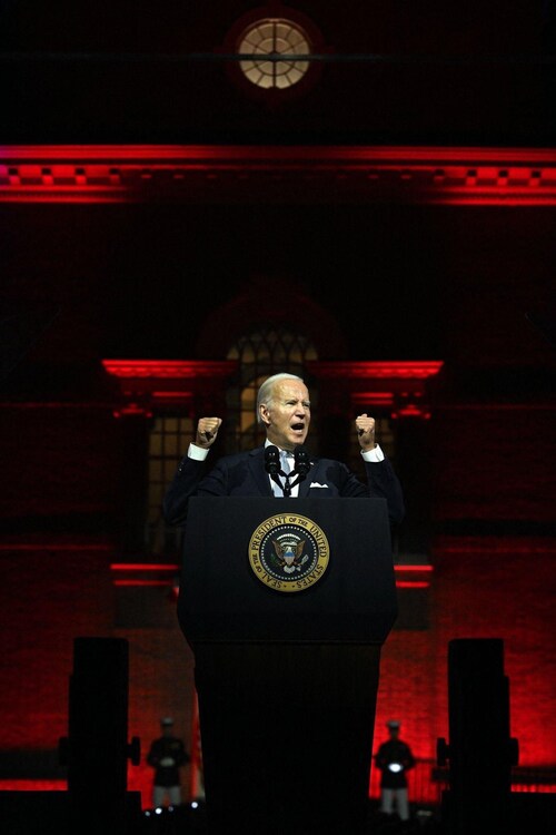 In one breath Biden says he’s President of all Americans, in the next he calls his opponents semi-fa...
