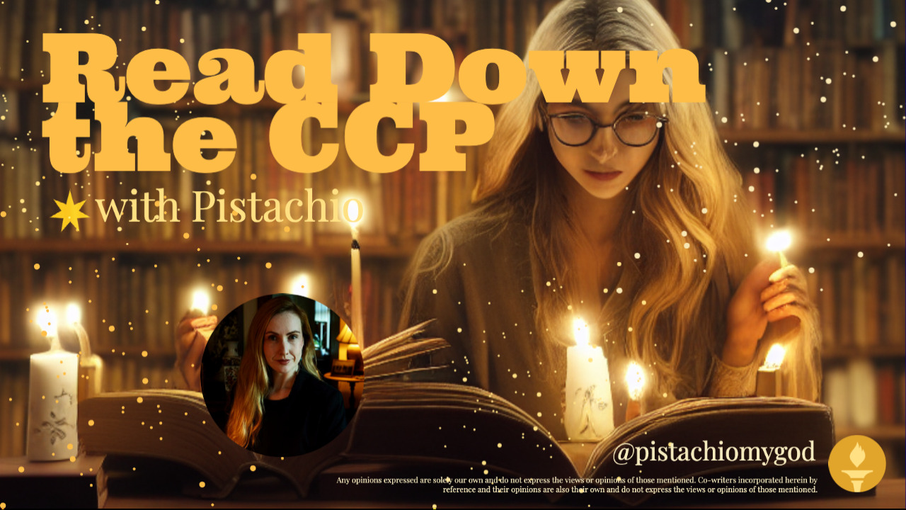 Read Down the CCP 1004B - "The Real Chinaman" by Chester Holcombe Session B with Pistachio