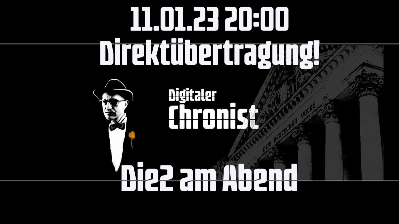 Aufzeichnung vom 11.01.23 Direktübertragung! Die2 am Abend