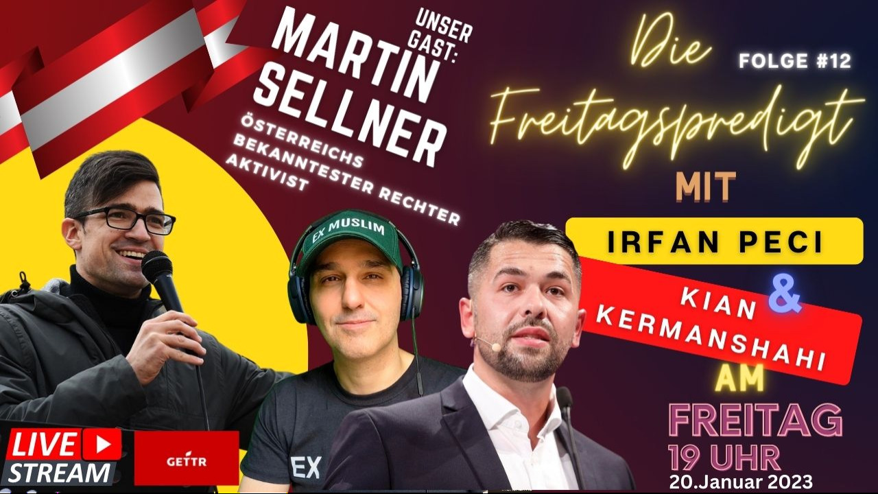 Freitagspredigt #12: Islamisierung aus rechter Sicht l Gast: Martin Sellner