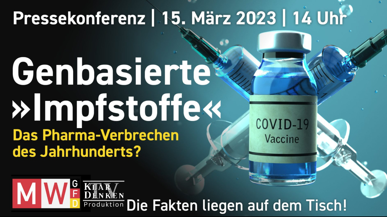 🔴 💥LIVE | Pressekonferenz MWGFD aus München
15. März, ca. 14 Uhr💥