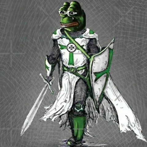 Kekistani meme warrior, God loving Christian, Past, present and future news red piller, and fren of Pepe.