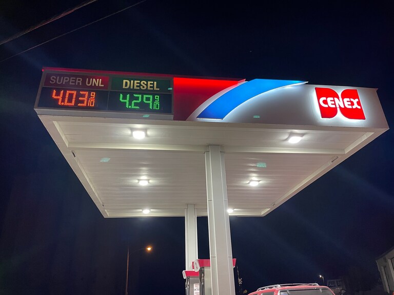 Gas prices in Nebraska. Nebraska, not some commie state. #fuckjoebiden #FJB #gasprices