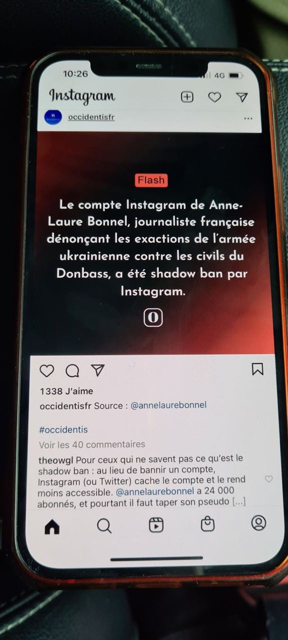 De quels droits ces réseaux sociaux se permettent de censurer une reporter qui est sur place et qui ...