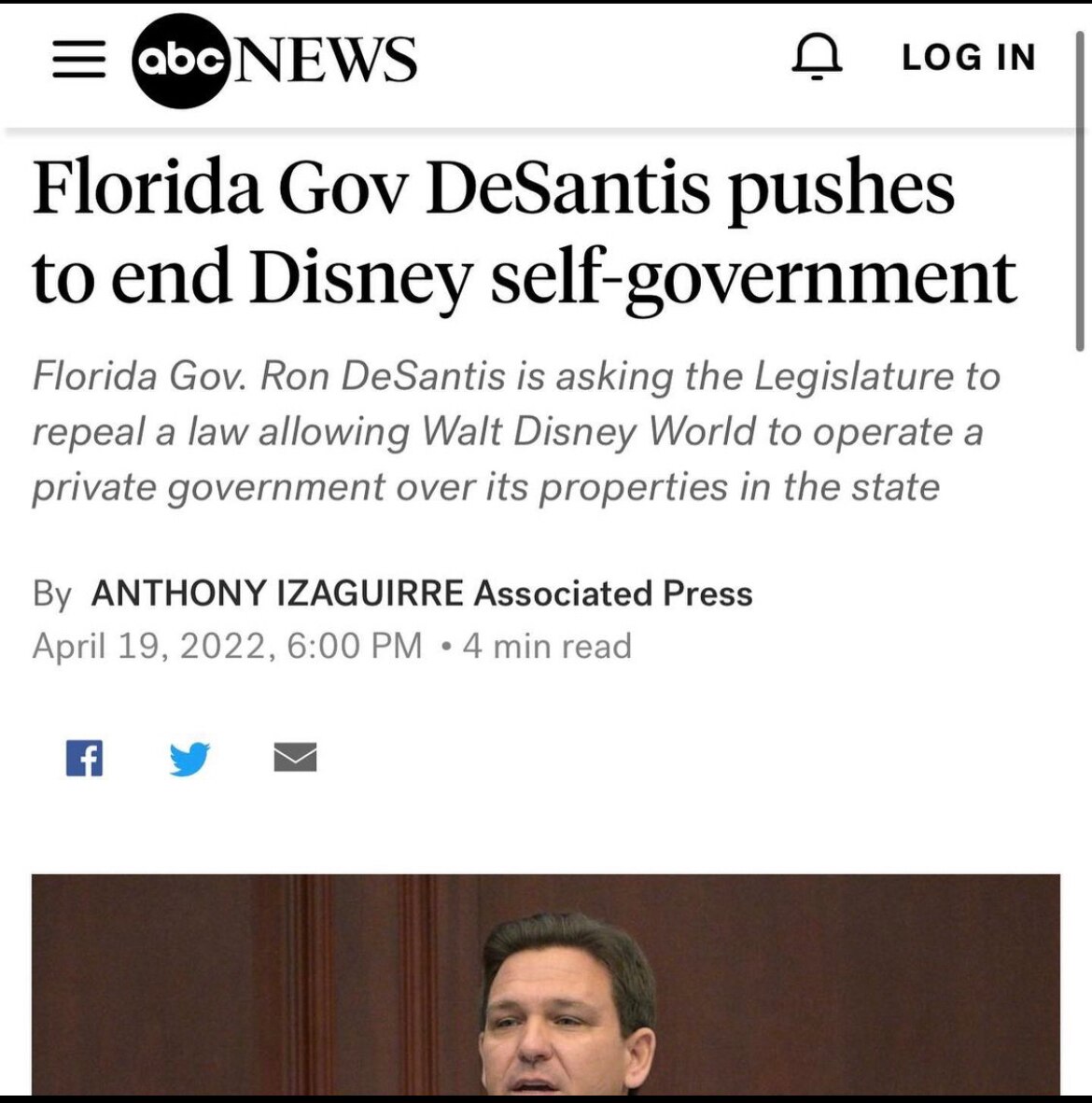 This would lead to Disney being forced to pay $200 million in property taxes… per year. 

Go woke.. ...