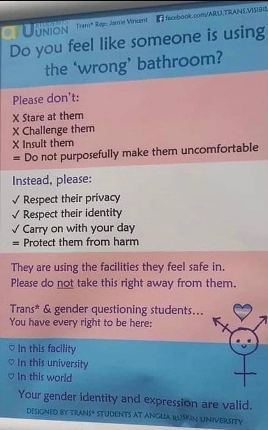 Nope absolutely not!  I do not want men in my bathroom I don’t care what they identify as  😡😡😡😡